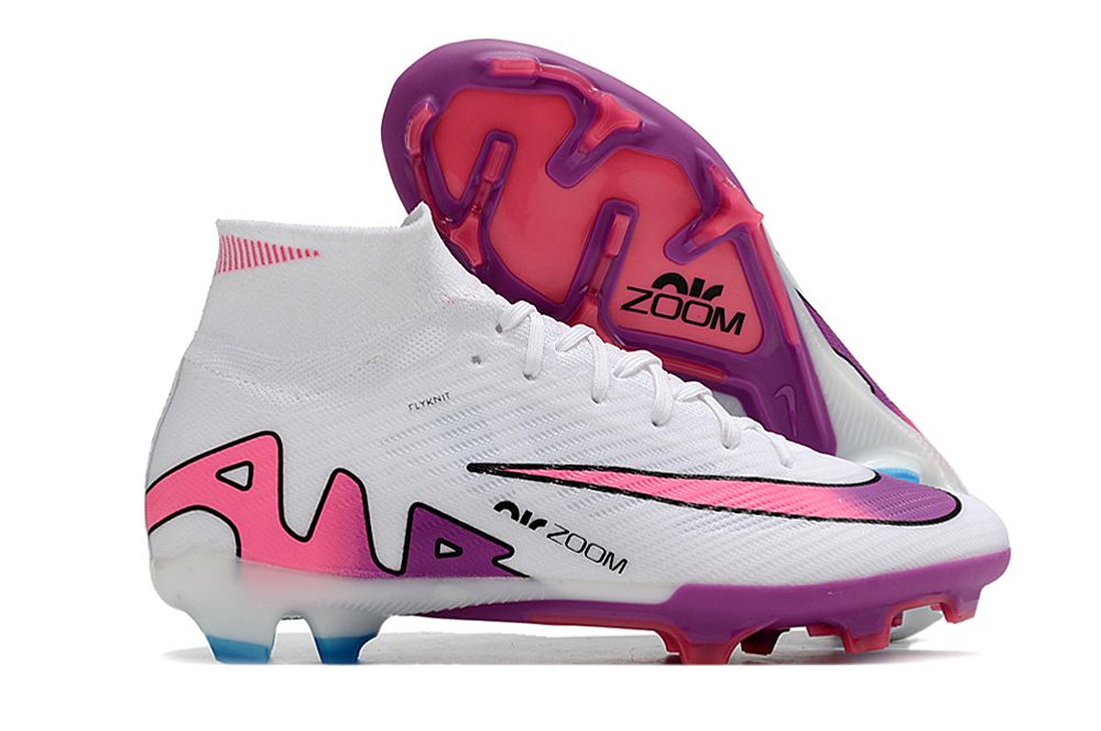 Nike Air Zoom Mercurial Superfly IX Elite FG blanco rosa